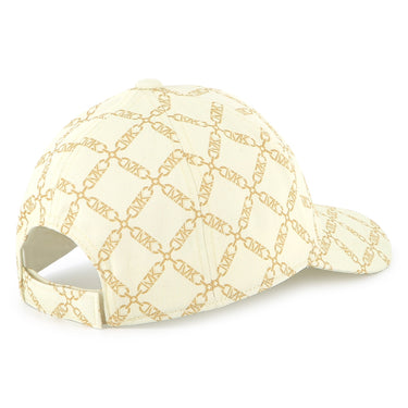MICHAEL KORS Gorra para niña y adolescente hueso en oro foil